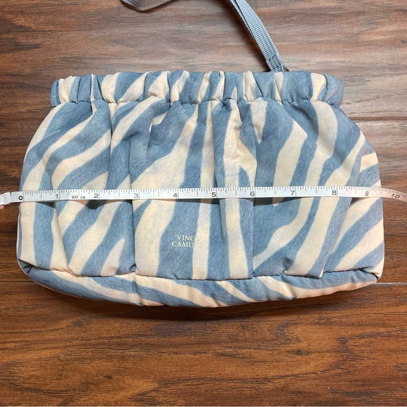 Vince Camuto Wristlet Clutch | Blue & White Stripe | Wallet - Picture 6 of 6
